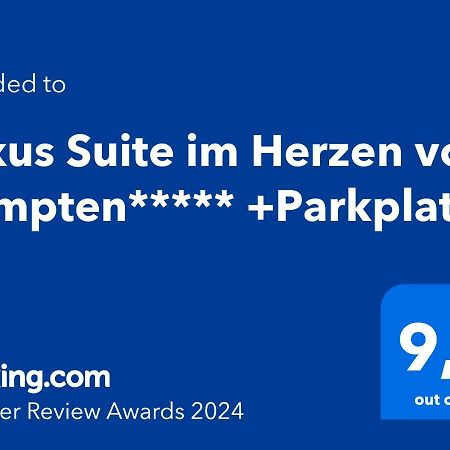 Luxus Suite Im Herzen Von Kempten***** +Parkplatz Dış mekan fotoğraf