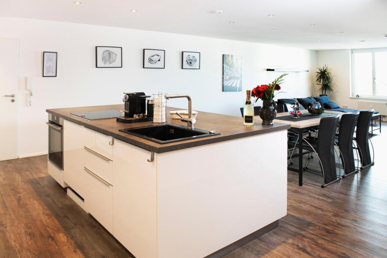 Luxus Suite Im Herzen Von Kempten***** +Parkplatz Dış mekan fotoğraf