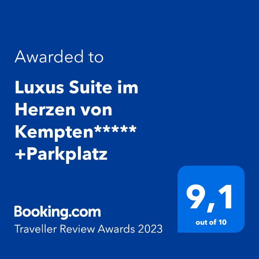 Luxus Suite Im Herzen Von Kempten***** +Parkplatz Dış mekan fotoğraf